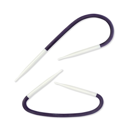 Mini agujas para tejer trenzas de Yoga con cable, 4.00 mm.