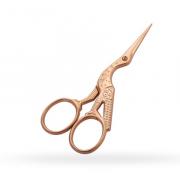 Tijeras para bordado cigüeña - Omnia - Arenado - Oro rosa - 9 cm