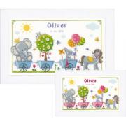 Sampler nacimiento - Cute Animal Parade