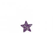 Botón - Purple Disco Star, Medium