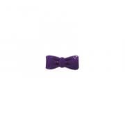 Botón - Purple Glitter Bow Tie