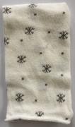 Tubular elástico - Copos de nieve - Gris/Blanco - 30x8cm.