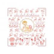 Petit ABC « Bébé » rose