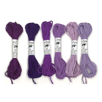 Soie d\'Alger - Pack 6 tonos - Púrpura