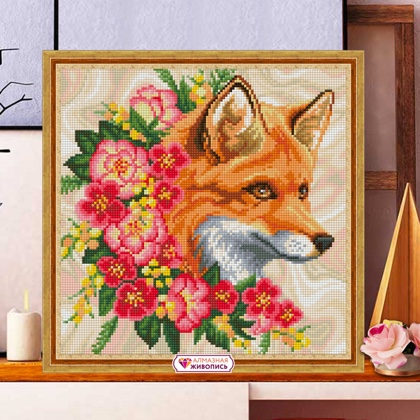 Fox and Flowers
