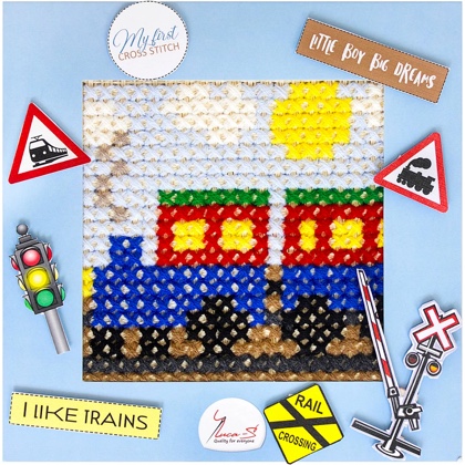 The Train - My First Cross Stitch