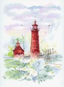 Aquarelle - Sea Harbor