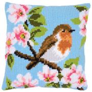 Almohada: Robin & blossoms