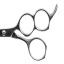 Tijeras microdentadas tres agujeros APLIQUICK ®™ - Medium