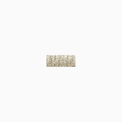 017HL White Gold High Lustre Kreinik Ribbon (1/8\")