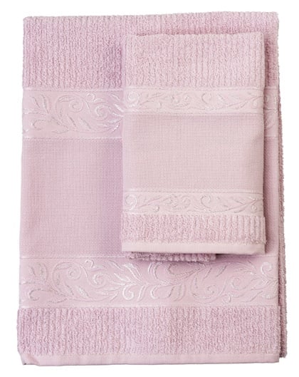 Pareja de toallas - Verona - Rosa