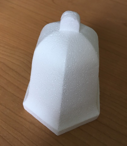 Campana de poliestireno - 10cm.