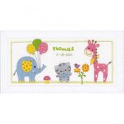 Sampler de nacimiento - Kitten and Friends