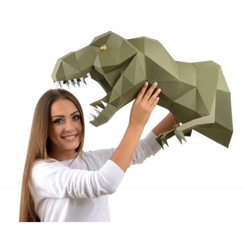 Dinosaurio - Kit de papercraft de Wizardi - Modelos 3D - Decoraciones,  Papel, Colores - Casa Cenina