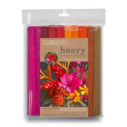 Kit Papel crepé - Tropical Garden Collection