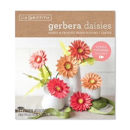 Kit Gerberas papel esmerilado