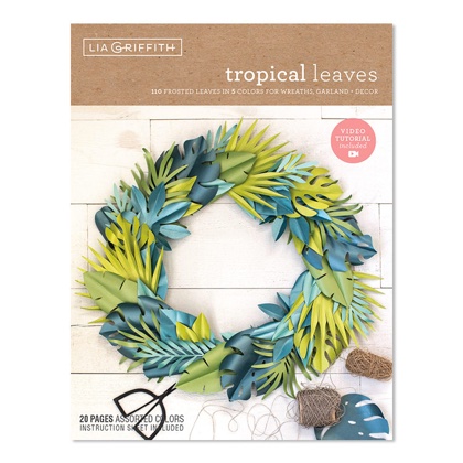 Kit Hojas Tropicales papel esmerilado