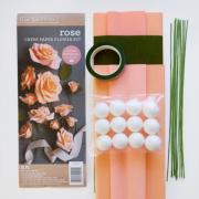 Kit Rosas de papel crepé