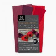 Kit papel crepé - Sangría/Berenjena & Cereza/Frambuesa