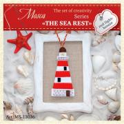 Faro blanco y rojo