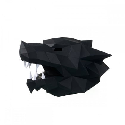 Máscara de lobo - Kit de papercraft