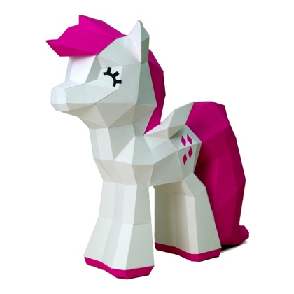 Cute Pony - Kit de papercraft