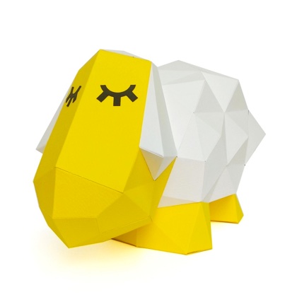 Oveja Dolly - Kit de papercraft