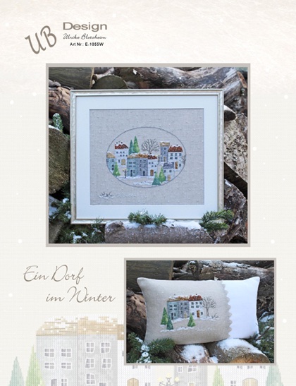 Ein Dorf im Winter