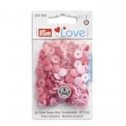 Botones de presión Prym Love - Rosa 9mm.