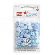 Botones de presión Prym Love - Azul claro 9mm.