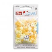 Botones de presión Prym Love - Amarillo 9mm.