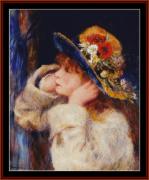 Renoir - Girl in Flowered Hat