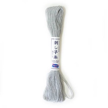 Hilo para Sashiko Gris