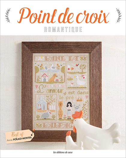 Point de croix romantique
