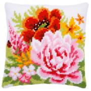 Almohada: Flores coloridas