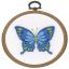 Kit Tambores de bordado Mariposas - Juego de 3