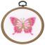 Kit Tambores de bordado Mariposas - Juego de 3