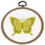 Kit Tambores de bordado Mariposas - Juego de 3