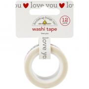 Cinta adhesiva decorativa 15mm - Love You, Love Notes