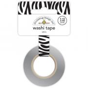 Cinta adhesiva decorativa 15mm - Zebra