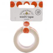Cinta adhesiva decorativa 15mm - Slam Dunk Basketballs