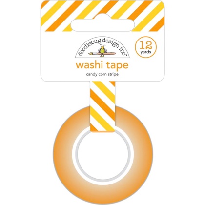 Cinta adhesiva decorativa 15mm - Candy Corn, Candy Carnival