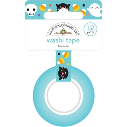 Cinta adhesiva decorativa 15mm - Funhouse, Candy Carnival