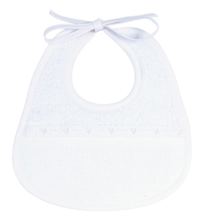 Babero - Classic esponja - Blanco
