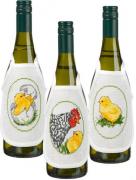 Botellas - Gallina y polluelos
