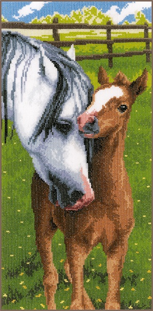 Caballo y potro