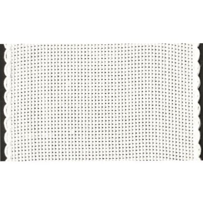 Franja de tela aida 14ct. - Blanco