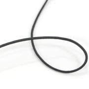 Cordón elástico Ø 3 mm negro