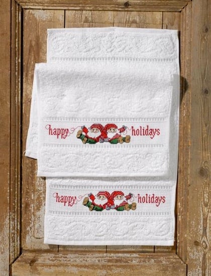 Toallas de Navidad - Happy Holidays