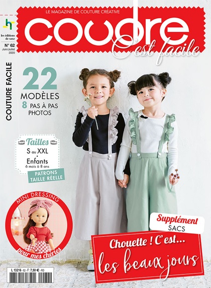 Coudre c\'est facile N°62 - Chouette ! c\'est les beaux jours...